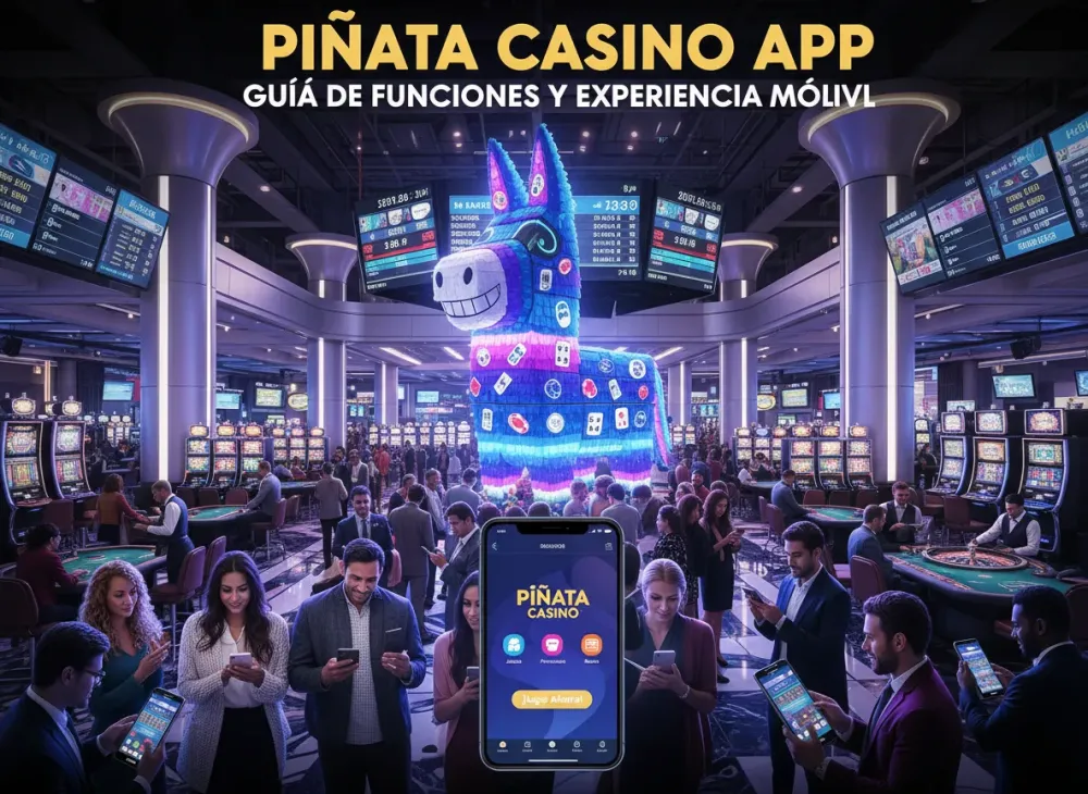 Pinata casino app guía de funciones y experiencia móvil