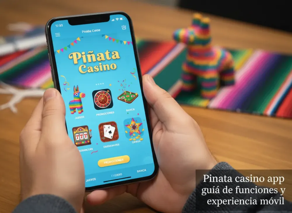 Pinata casino app guía de funciones y experiencia móvil